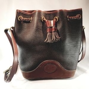 Vintage leather Dooney & Bourke Bucket Bag